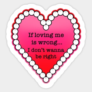Funny self love quote Sticker